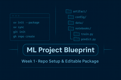 Your ML Repo Starter Kit: src Layout, uv venv, GitHub Push