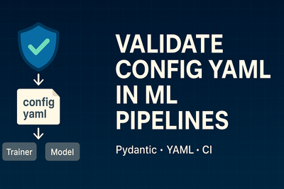 How to Validate Config YAML in Machine Learning Pipelines